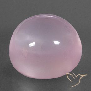 9,17 ctw natürlicher hellrosa Rosenquarz, Oval, Transparent / Lichtdurchlässig