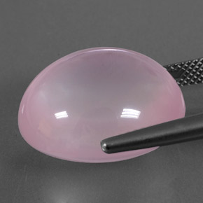 26,20 ctw natürlicher rosafarbener Rosenquarz, Transparent, Transparent / Lichtdurchlässig