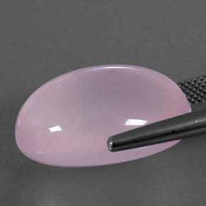 9,17 ctw natürlicher Kaugummi Rosa Rosenquarz, Transparent, Transparent / Lichtdurchlässig