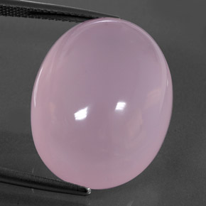29,54 ctw natürlicher rosafarbener Rosenquarz, Transparent, Transparent / Lichtdurchlässig