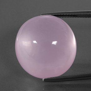 36,03 ctw natürlicher rosafarbener Rosenquarz, Transparent, Transparent / Lichtdurchlässig