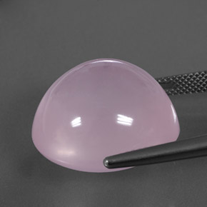 36,03 ctw natürlicher rosafarbener Rosenquarz, Transparent, Transparent / Lichtdurchlässig