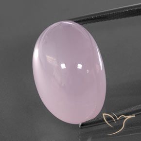 29.37ct Natürlicher Helles Kirschrosa Rosenquarz, Oval, Transparent / Lichtdurchlässig