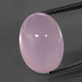 9,17 ctw natürlicher Kaugummi Rosa Rosenquarz, Transparent, Transparent / Lichtdurchlässig