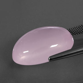 9,17 ctw natürlicher hellrosa Rosenquarz, Transparent, Transparent / Lichtdurchlässig