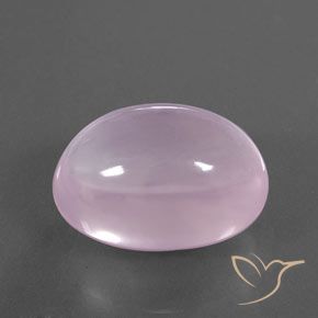 9,17 ctw natürlicher hellrosa Rosenquarz, Oval, Transparent / Lichtdurchlässig