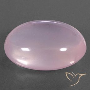 9,17 ctw natürlicher hellrosa Rosenquarz, Oval, Transparent / Lichtdurchlässig
