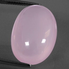 20,46 ctw natürlicher rosafarbener Rosenquarz, Transparent, Transparent / Lichtdurchlässig
