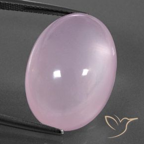 26.89ct Natürlicher Kaugummi Rosa Rosenquarz, Oval, Transparent / Lichtdurchlässig