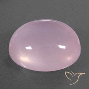 9,17 ctw natürlicher hellrosa Rosenquarz, Oval, Transparent / Lichtdurchlässig