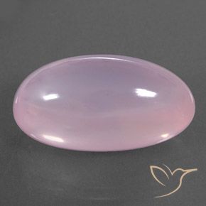 9,17 ctw natürlicher hellrosa Rosenquarz, Oval, Transparent / Lichtdurchlässig