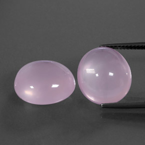 ct natürliche rosafarbener Rosenquarz-Edelsteine, Transparent, Transparent / Lichtdurchlässig