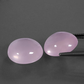  ct natürliche rosafarbener Rosenquarz-Edelsteine, Transparent, Transparent / Lichtdurchlässig