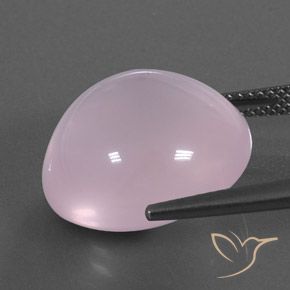 9,17 ctw natürlicher hellrosa Rosenquarz, Oval, Transparent / Lichtdurchlässig