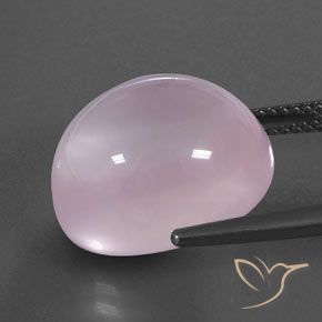 9,17 ctw natürlicher Kaugummi Rosa Rosenquarz, Transparent, Transparent / Lichtdurchlässig