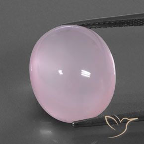 16.45ct Natürlicher Kaugummi Rosa Rosenquarz, Oval, Transparent / Lichtdurchlässig
