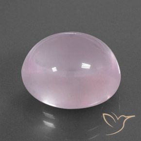 9,17 ctw natürlicher hellrosa Rosenquarz, Oval, Transparent / Lichtdurchlässig
