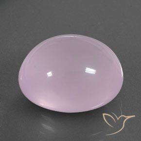 9,17 ctw natürlicher hellrosa Rosenquarz, Oval, Transparent / Lichtdurchlässig