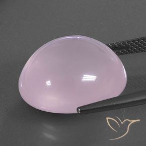 9,17 ctw natürlicher hellrosa Rosenquarz, Oval, Transparent / Lichtdurchlässig