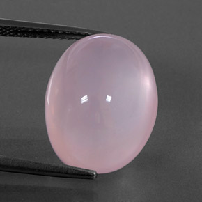 14,61 ctw natürlicher rosafarbener Rosenquarz, Transparent, Transparent / Lichtdurchlässig