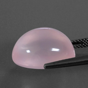 14,61 ctw natürlicher rosafarbener Rosenquarz, Transparent, Transparent / Lichtdurchlässig