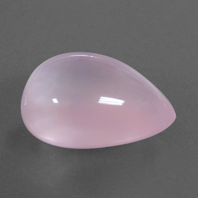14,27 ctw natürlicher rosafarbener Rosenquarz, Transparent, Transparent / Lichtdurchlässig