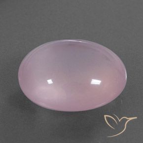 9,17 ctw natürlicher Kaugummi Rosa Rosenquarz, Oval, Transparent / Lichtdurchlässig