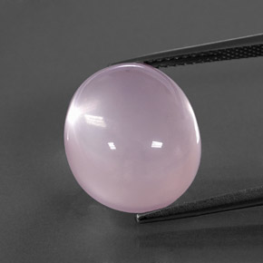14,24 ctw natürlicher rosafarbener Rosenquarz, Transparent, Transparent / Lichtdurchlässig