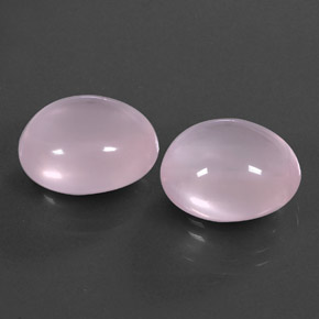 20,31 ct natürliche rosafarbener Rosenquarz-Edelsteine, Transparent, Transparent / Lichtdurchlässig