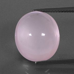 15,13 ctw natürlicher rosafarbener Rosenquarz, Transparent, Transparent / Lichtdurchlässig