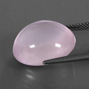 15,13 ctw natürlicher rosafarbener Rosenquarz, Transparent, Transparent / Lichtdurchlässig