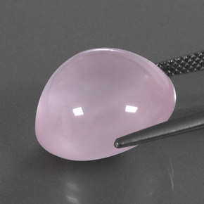 9,17 ctw natürlicher Kaugummi Rosa Rosenquarz, Transparent, Transparent / Lichtdurchlässig