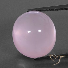 9,17 ctw natürlicher hellrosa Rosenquarz, Transparent, Transparent / Lichtdurchlässig