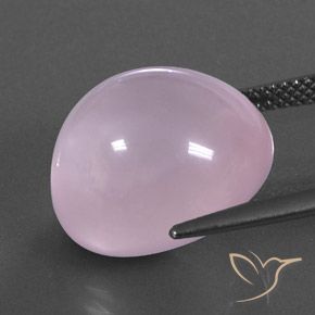 9,17 ctw natürlicher hellrosa Rosenquarz, Transparent, Transparent / Lichtdurchlässig