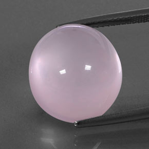 17,22 ctw natürlicher rosafarbener Rosenquarz, Transparent, Transparent / Lichtdurchlässig