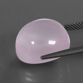 17,22 ctw natürlicher rosafarbener Rosenquarz, Transparent, Transparent / Lichtdurchlässig