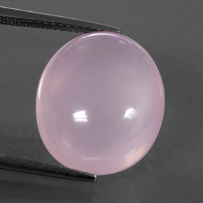13,04 ctw natürlicher rosafarbener Rosenquarz, Transparent, Transparent / Lichtdurchlässig