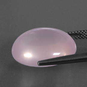 14,76 ctw natürlicher rosafarbener Rosenquarz, Transparent, Transparent / Lichtdurchlässig