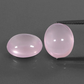  ct natürliche rosafarbener Rosenquarz-Edelsteine, Transparent, Transparent / Lichtdurchlässig