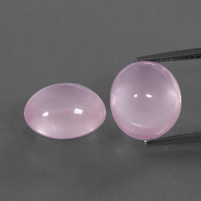  ct natürliche rosafarbener Rosenquarz-Edelsteine, Transparent, Transparent / Lichtdurchlässig