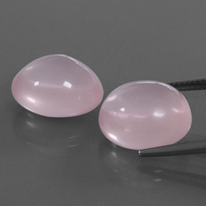  ct natürliche rosafarbener Rosenquarz-Edelsteine, Transparent, Transparent / Lichtdurchlässig