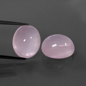  ct natürliche rosafarbener Rosenquarz-Edelsteine, Transparent, Transparent / Lichtdurchlässig