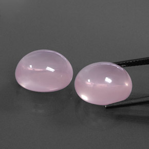  ct natürliche rosafarbener Rosenquarz-Edelsteine, Transparent, Transparent / Lichtdurchlässig