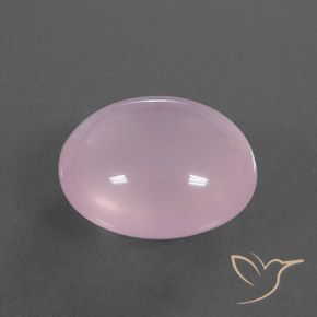 9,17 ctw natürlicher hellrosa Rosenquarz, Oval, Transparent / Lichtdurchlässig