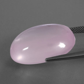 33,79 ctw natürlicher rosafarbener Rosenquarz, Transparent, Transparent / Lichtdurchlässig