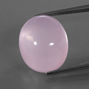 18,91 ctw natürlicher rosafarbener Rosenquarz, Transparent, Transparent / Lichtdurchlässig