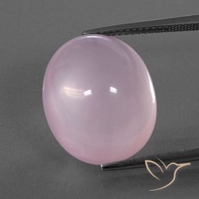 17.79ct Natürlicher hellrosa Rosenquarz, Oval, Transparent / Lichtdurchlässig