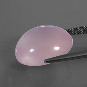 22,77 ctw natürlicher rosafarbener Rosenquarz, Transparent, Transparent / Lichtdurchlässig