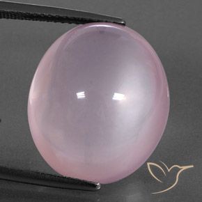 22.43ct Natürlicher hellrosa Rosenquarz, Oval, Transparent / Lichtdurchlässig