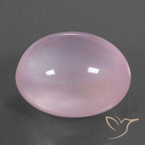 9,17 ctw natürlicher hellrosa Rosenquarz, Oval, Transparent / Lichtdurchlässig